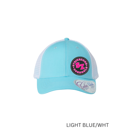 SZ Pink Logo Ponytail Cap